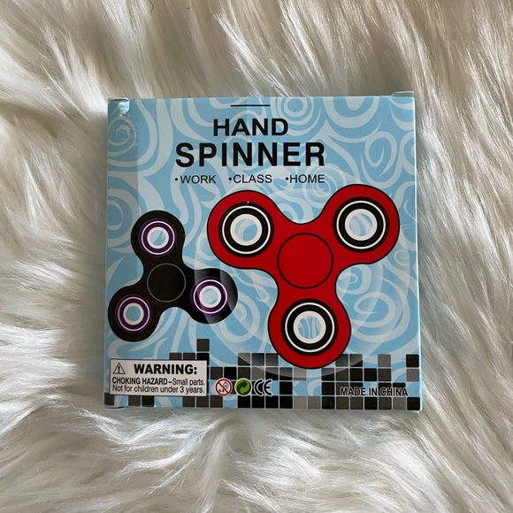 2 Yellow Handspinners - Picture 4 of 10